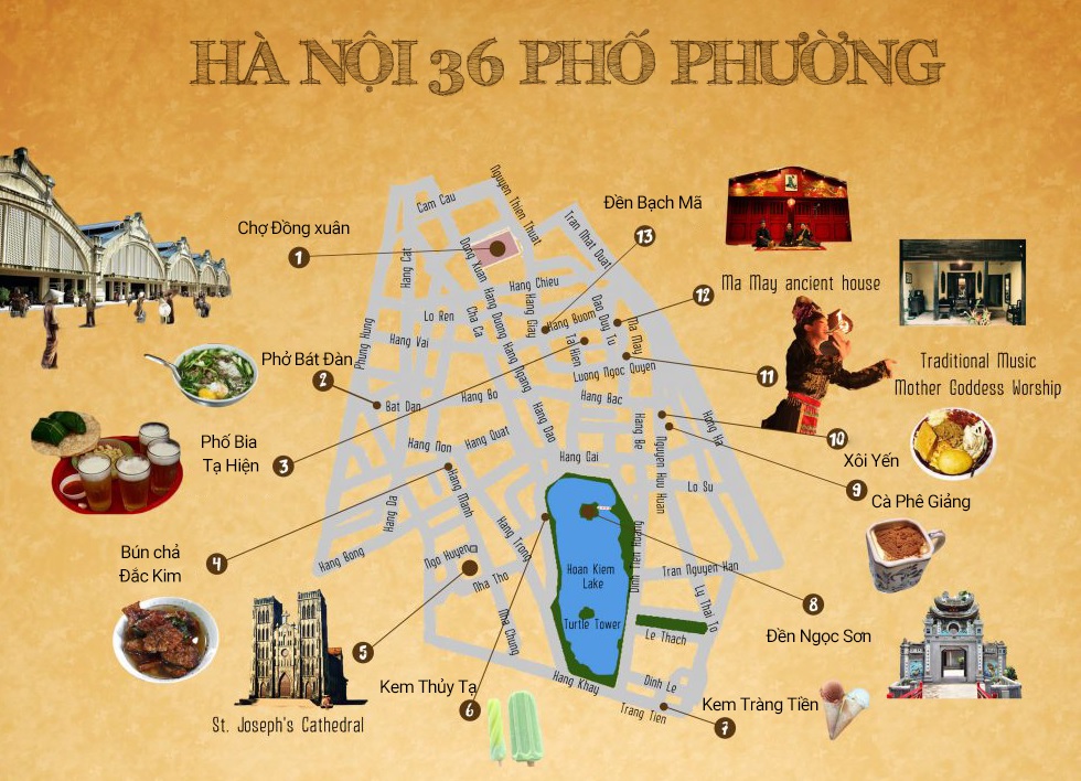 Dịch vụ nâng cẩu hàng hóa 36 phố phường Hà Nội ? “Rủ nhau chơi khắp Long Thành, Ba mươi sáu phố rành rành chẳng sai; Hàng Bồ, Hàng Bạc, Hàng Gai, Hàng Buồm, Hàng Thiếc, Hàng Hài, Hàng Khay, Mã Vĩ, Hàng Điếu, Hàng Giầy, Hàng Lờ, Hàng Cót, Hàng Mây, Hàng Đàn, Phố Mới, Phúc Kiến, Hàng Ngang, Hàng Mã, Hàng Mắm, Hàng Than, Hàng Đồng, Hàng Muối, Hàng Nón, cầu Đông, Hàng Hòm, Hàng Đậu, Hàng Bông, Hàng Bè, Hàng Thùng, Hàng Bát, Hàng Tre, Hàng Vôi, Hàng Giấy, Hàng The, Hàng Gà. Quanh đi đến phố Hàng Da, Trải xem Hàng phố, thật là cũng xinh. Phố hoa thứ nhất Long Thành, Phố dăng mắc cửi, đàn quanh bàn cờ. Người về nhớ cảnh ngẩn ngơ, Bút hoa xin chép nên thơ lưu truyền”