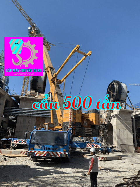 Cẩu chuyên dụng 500 tấn xin liên hệ báo giá !