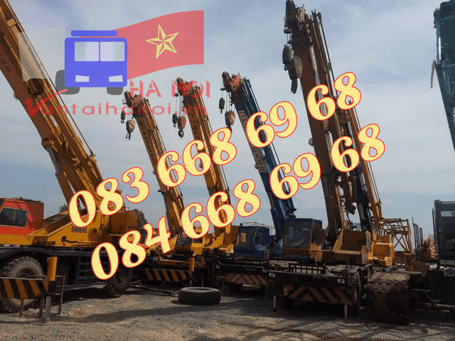 cho thuê xe cẩu chuyên dụng 25 tấn - 50 tấn